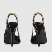 Zapato de salón Gucci Signoria con talón descubierto