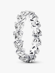 Anillo Alianza de Corazones Transparentes