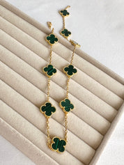 Collar Alhambra vintage 10 Tréboles Verdes