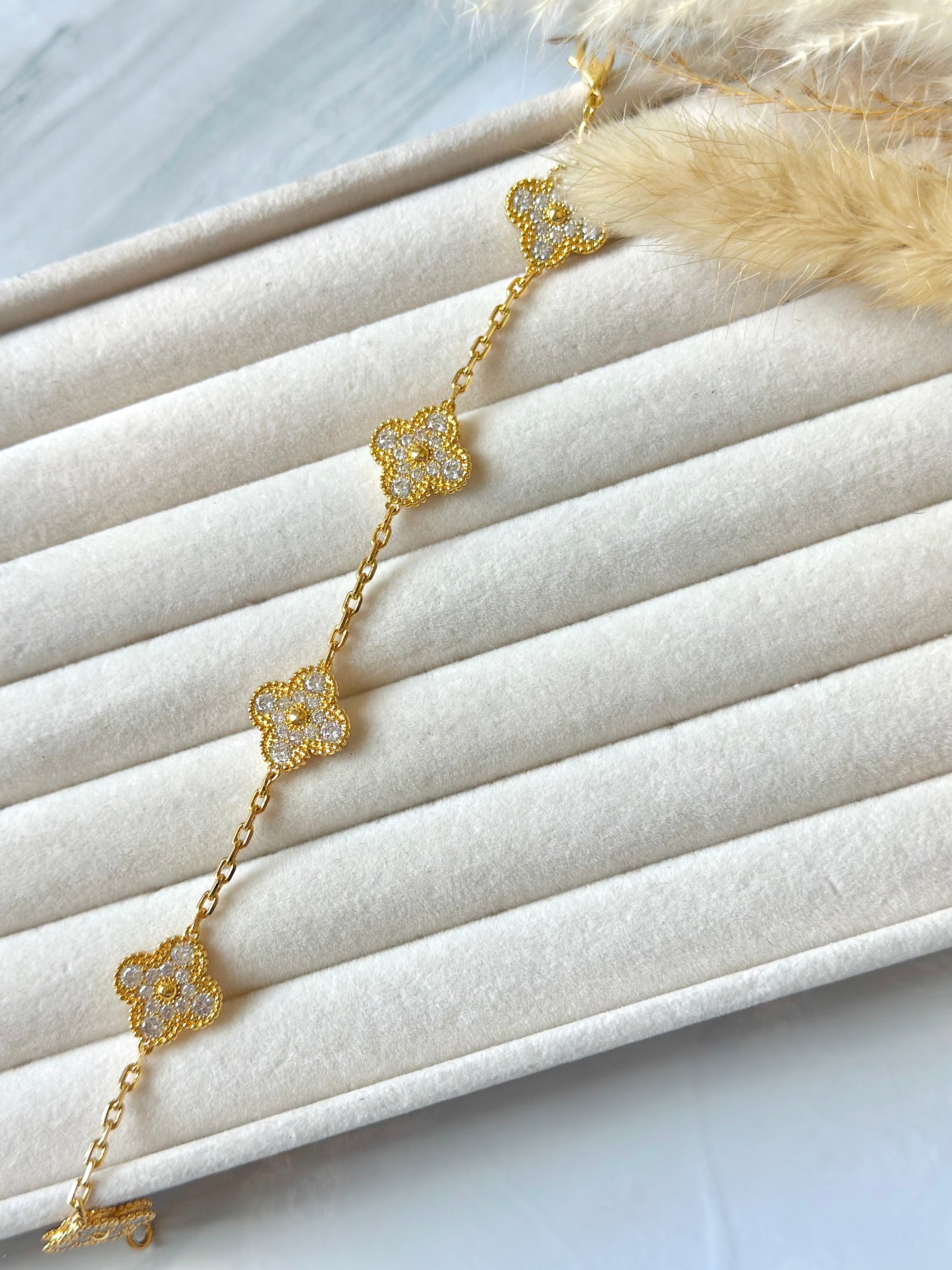 Pulsera Van Cleef Alhambra vintage 5 Tréboles