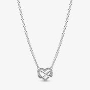 Collar Corazón Infinito Brillante