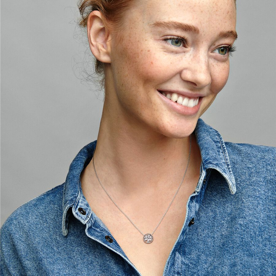 Collar en plata de ley Árbol de la Vida