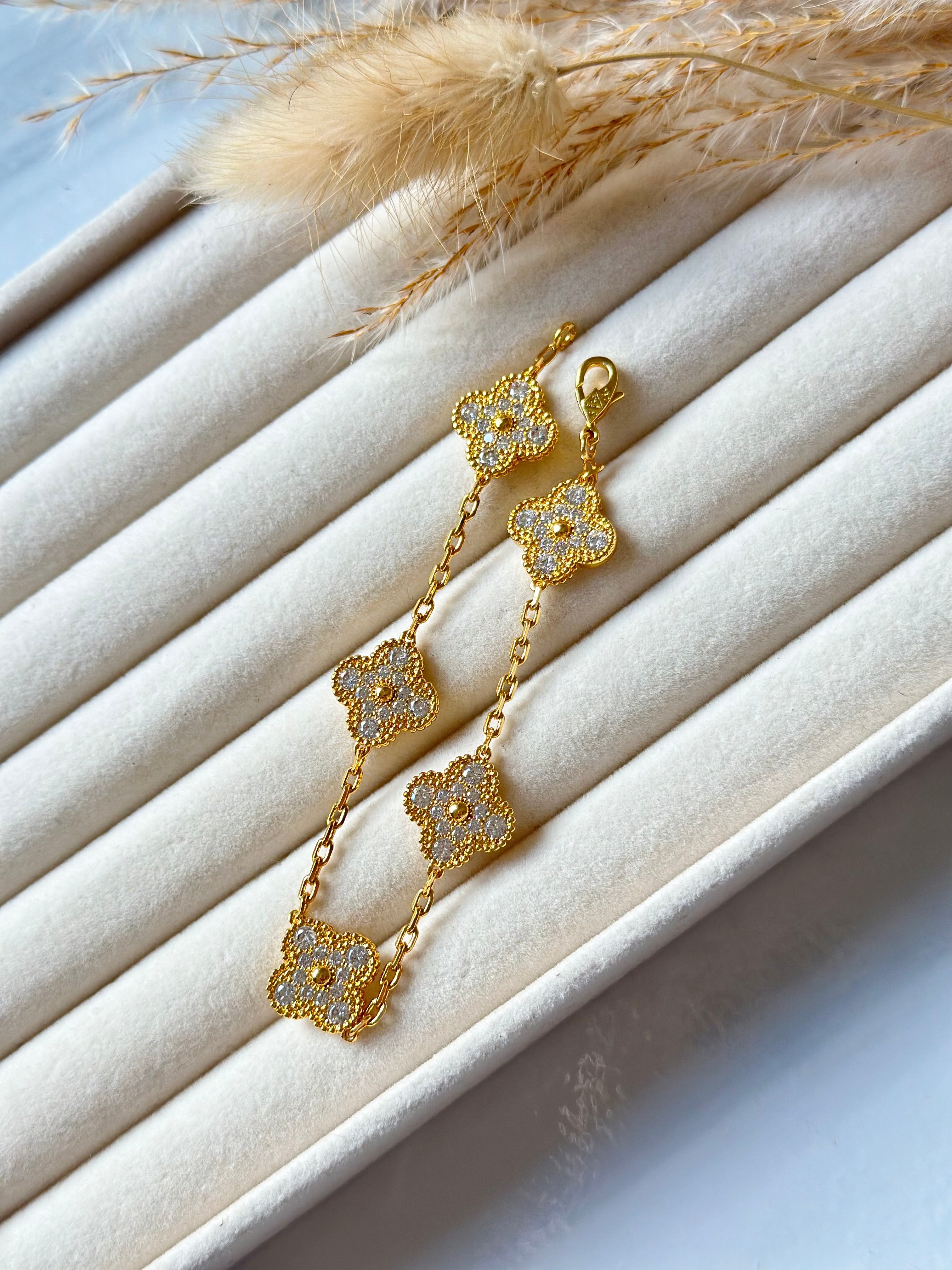 Pulsera Van Cleef Alhambra vintage 5 Tréboles