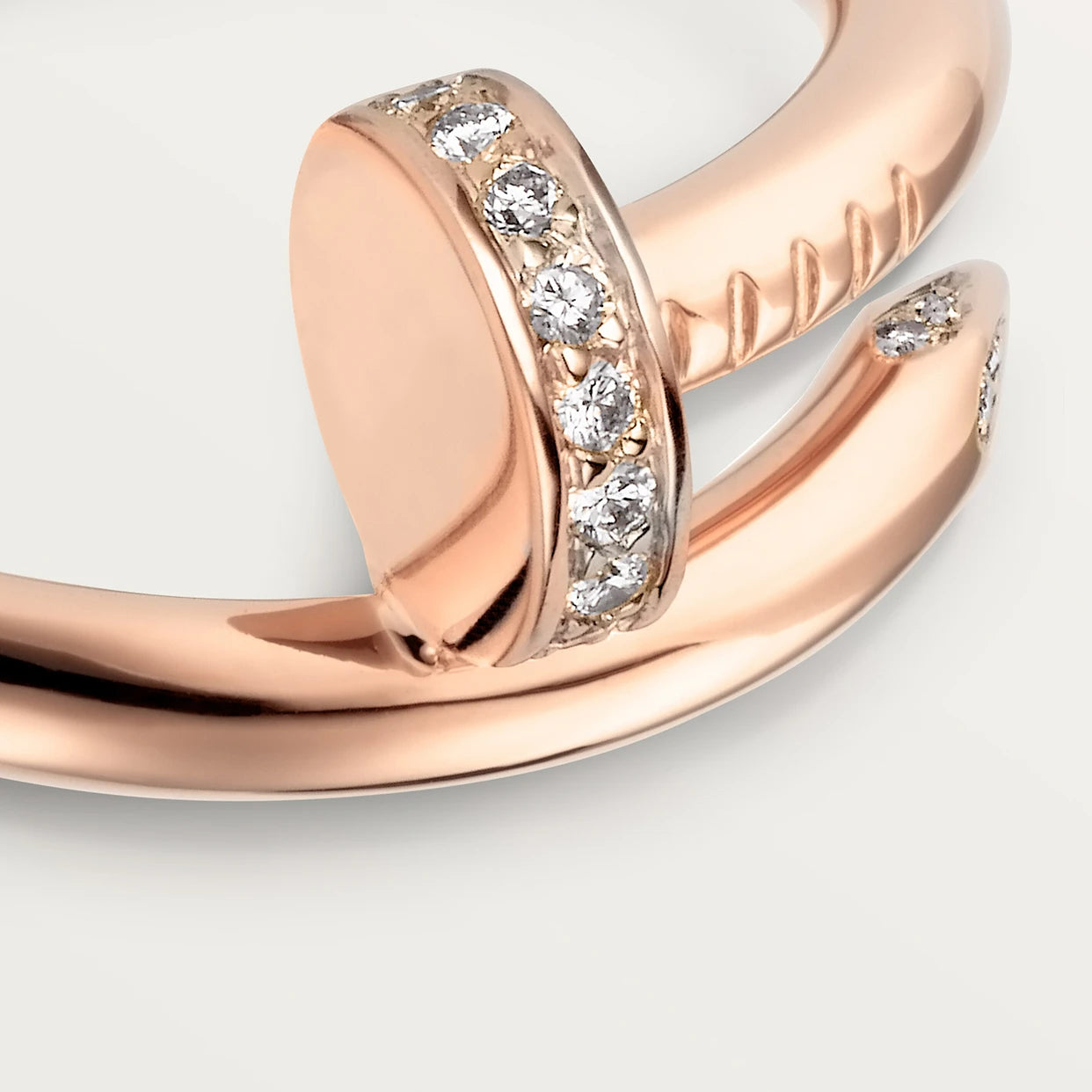Anillo Clavo Cartier Oro Rosa