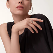 Anillo Clavo Cartier Plateado