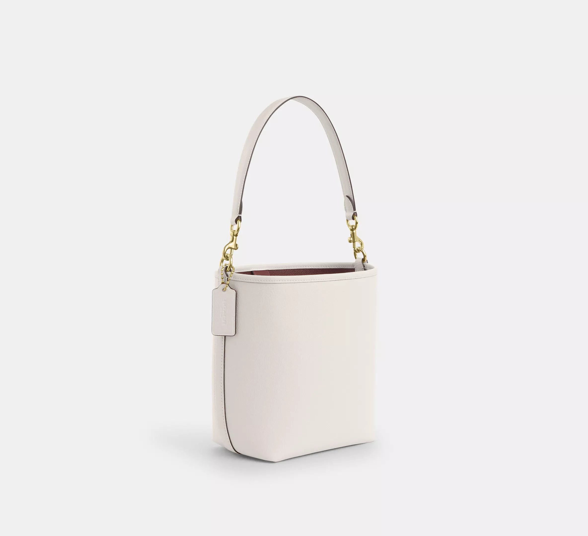 Coach bucket City Small Blanca