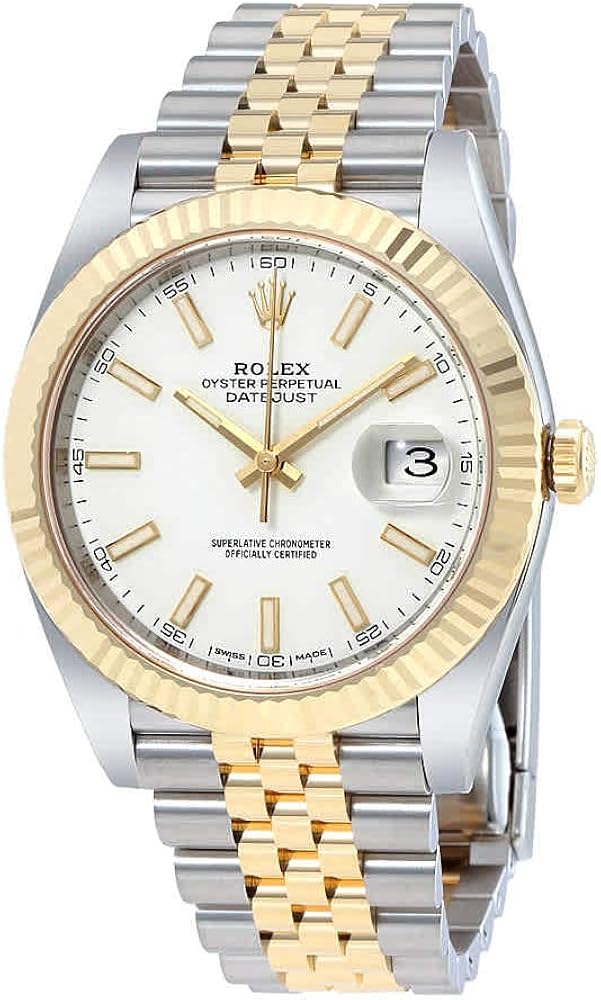 Reloj Rolex Datejust 41 White Dial Steel