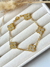 Pulsera Van Cleef Alhambra vintage 5 Tréboles