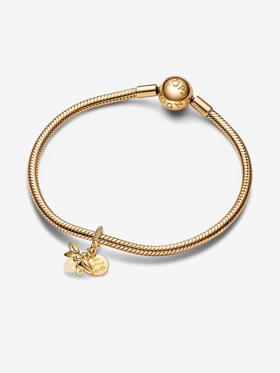 Charm Colgante Dorado Luciérnaga Evangeline