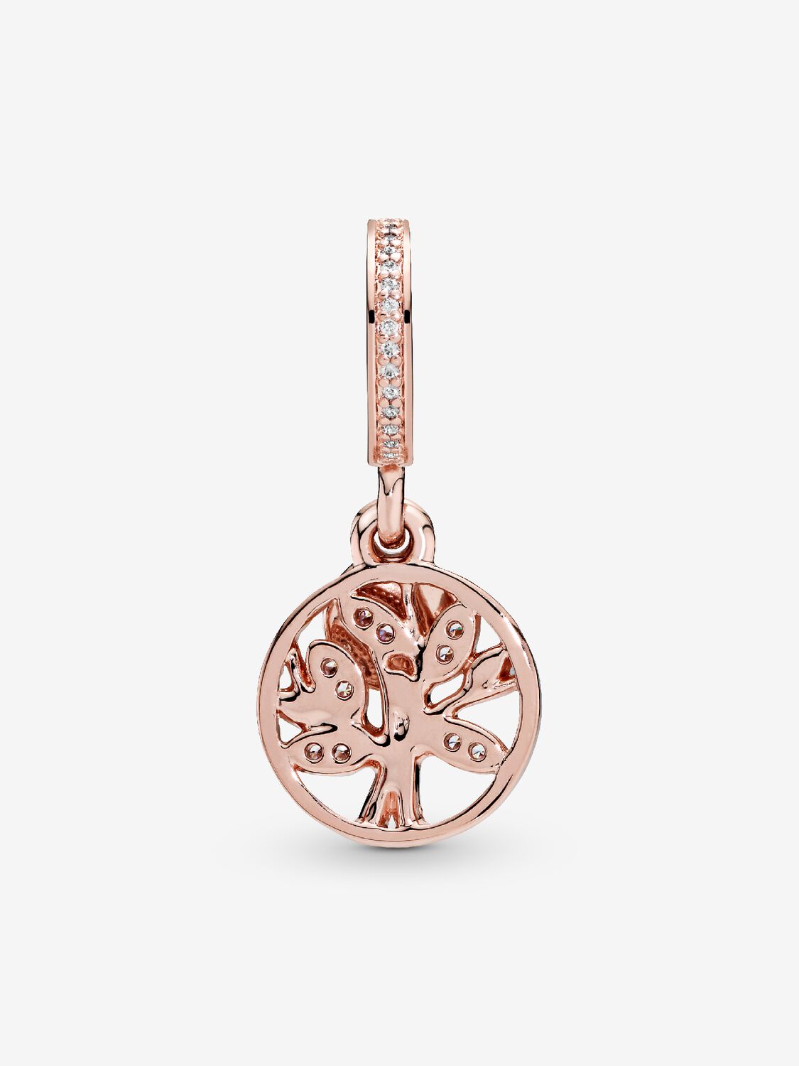 Charm Rose Gold Colgante Arbol Familiar