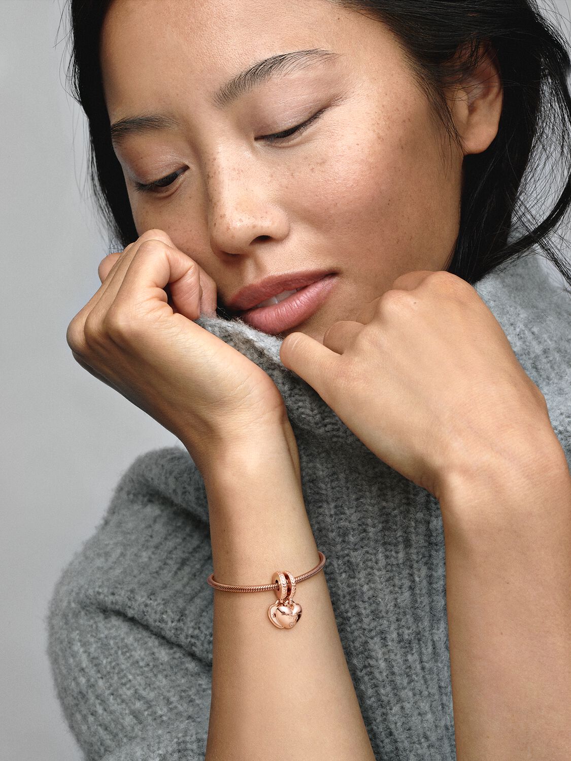 Charm Rose Gold Colgante Dividido You're Always in My Heart (Siempre en mi corazón)