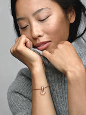 Charm Rose Gold Colgante Dividido You're Always in My Heart (Siempre en mi corazón)