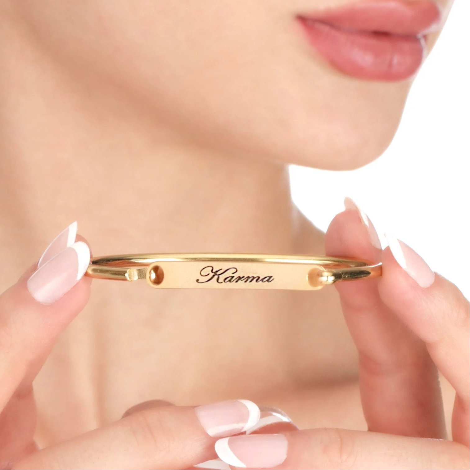 Pulsera Rígida Grabable en Acero Inoxidable