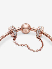 Cadena de seguridad Rose Gold