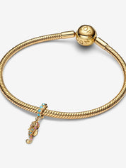 Charm Colgante Caballito de Mar Dorado