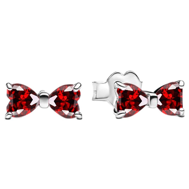 Pendientes Lazo Rojo