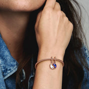 Charm colgante brillante y divisible de Yin y Yang