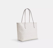 Coach City Tote con Interior Rojo Vino