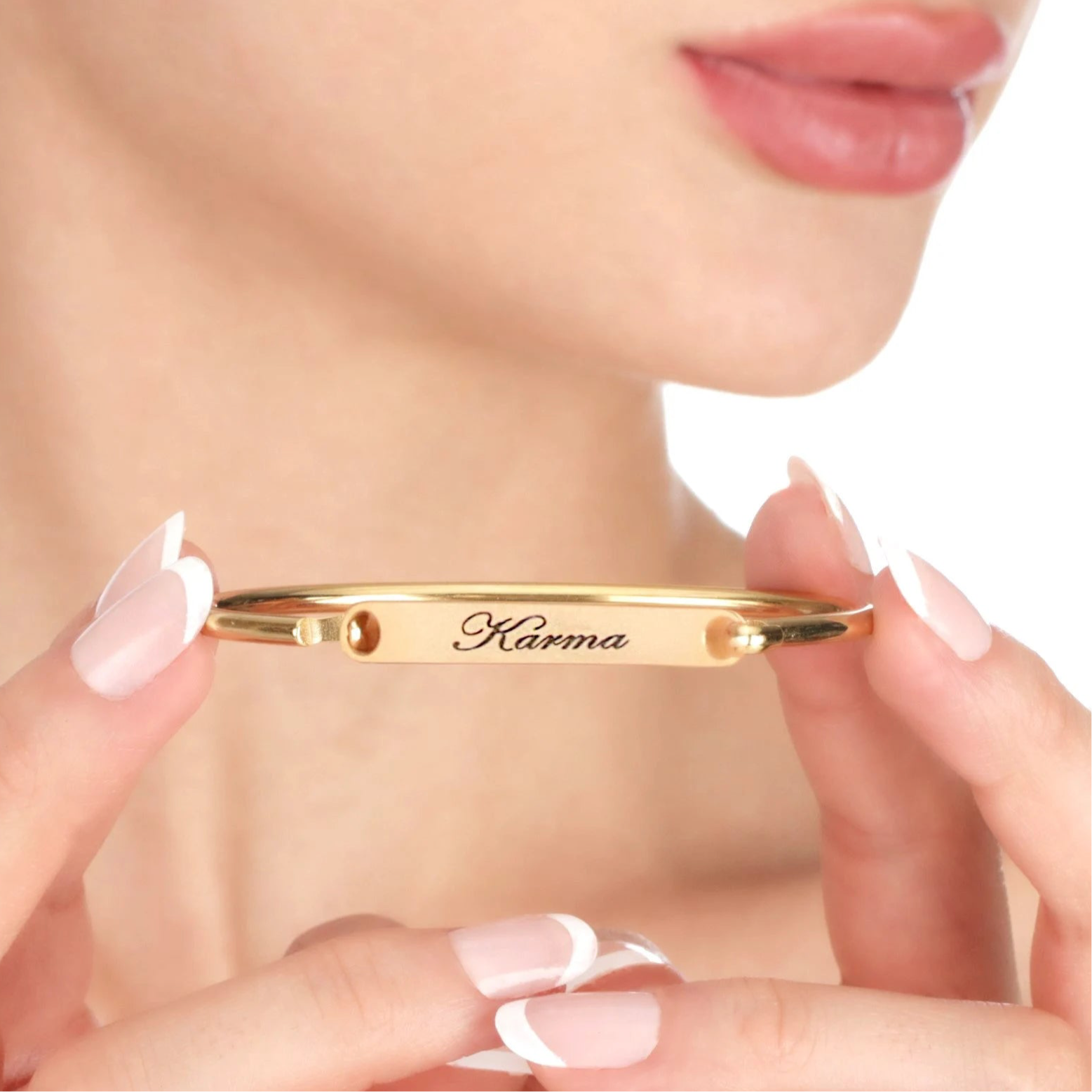 Pulsera Rígida Grabable en Acero Inoxidable