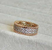 Anillo Van Cleff Pave Rose Gold