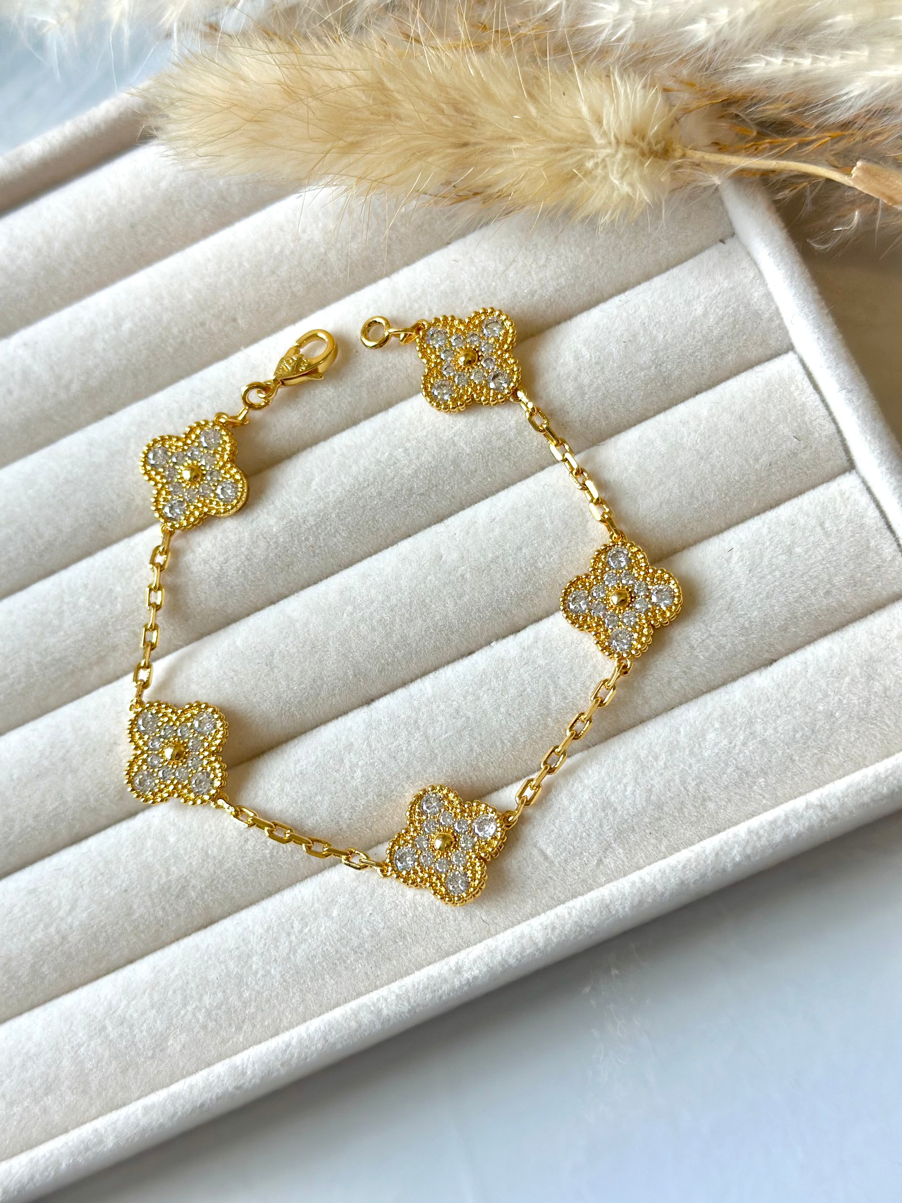 Pulsera Van Cleef Alhambra vintage 5 Tréboles