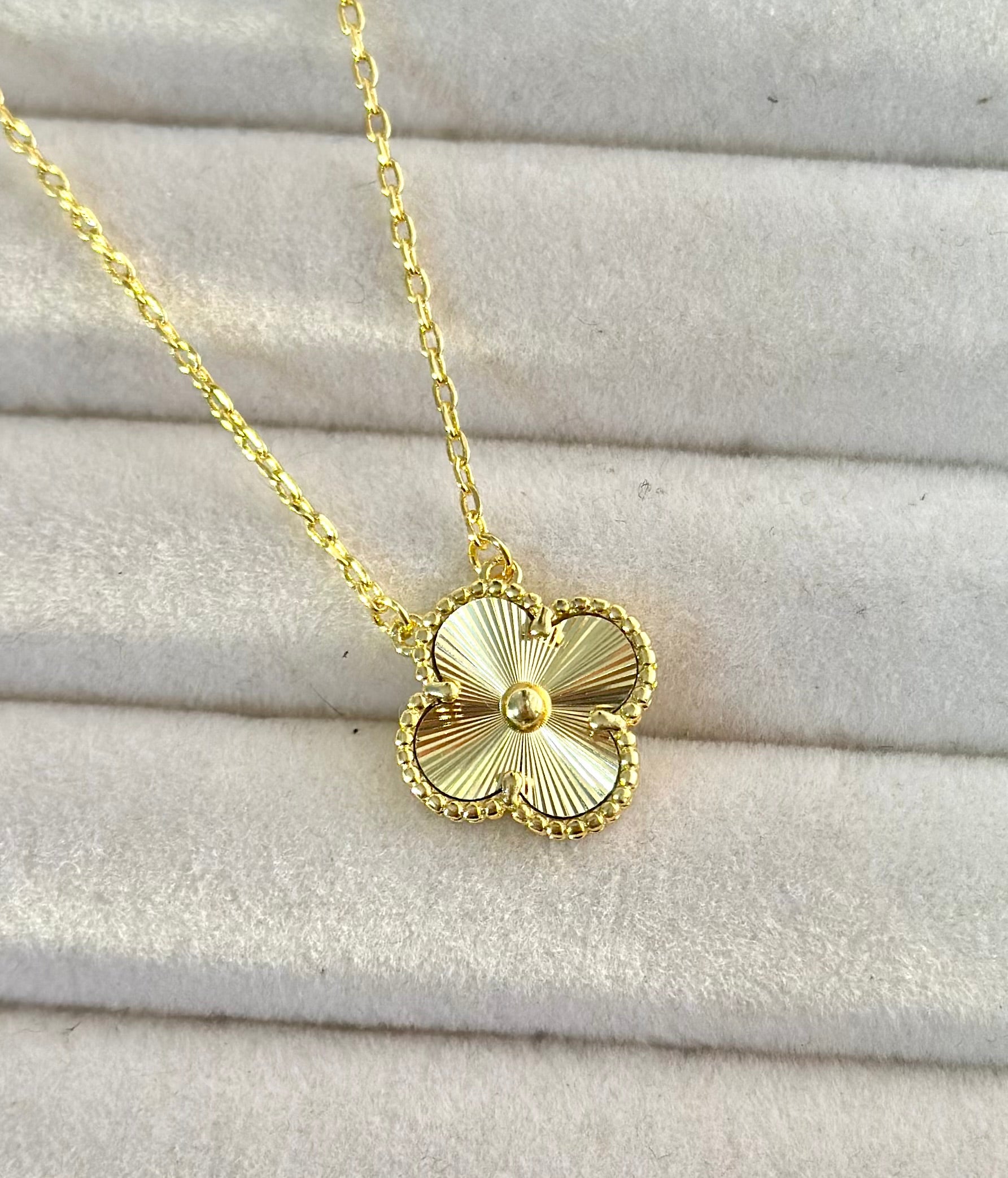 Collar Alhambra Vintage 1 Trebol Dorado