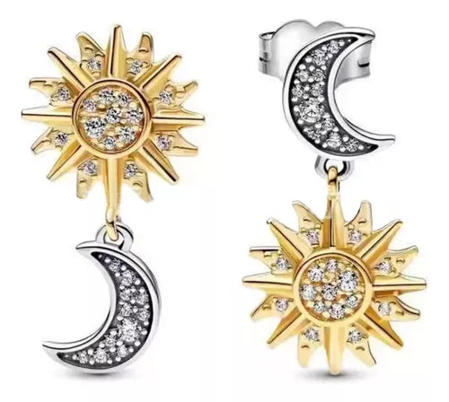 Pendientes Sol y Luna