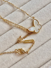 Collar Van Cleef 1 Trébol Mariposa Lucky Alhambra