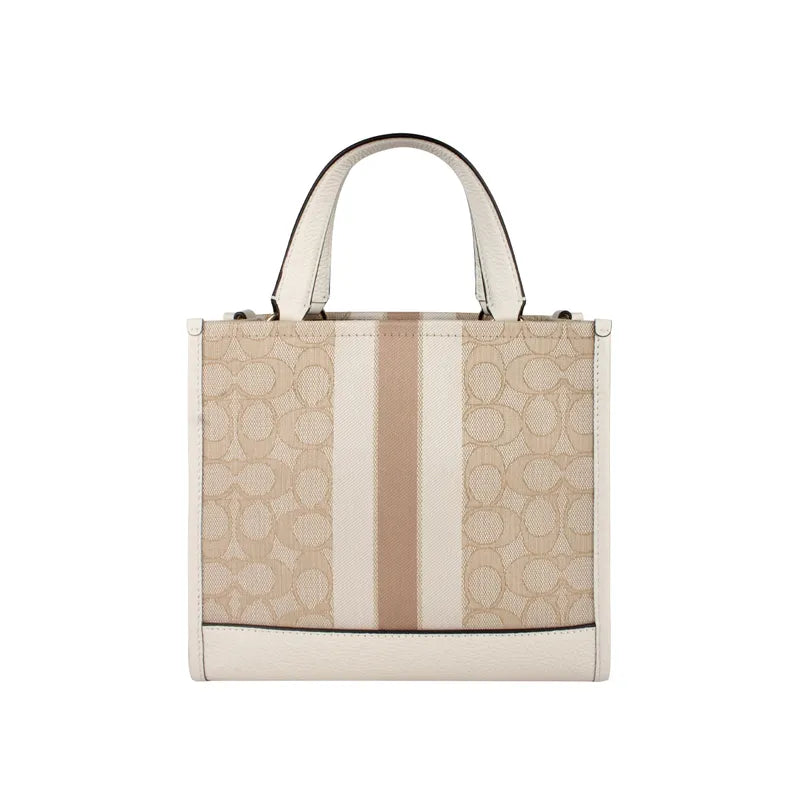 Coach Jacquard con Cuero Blanco