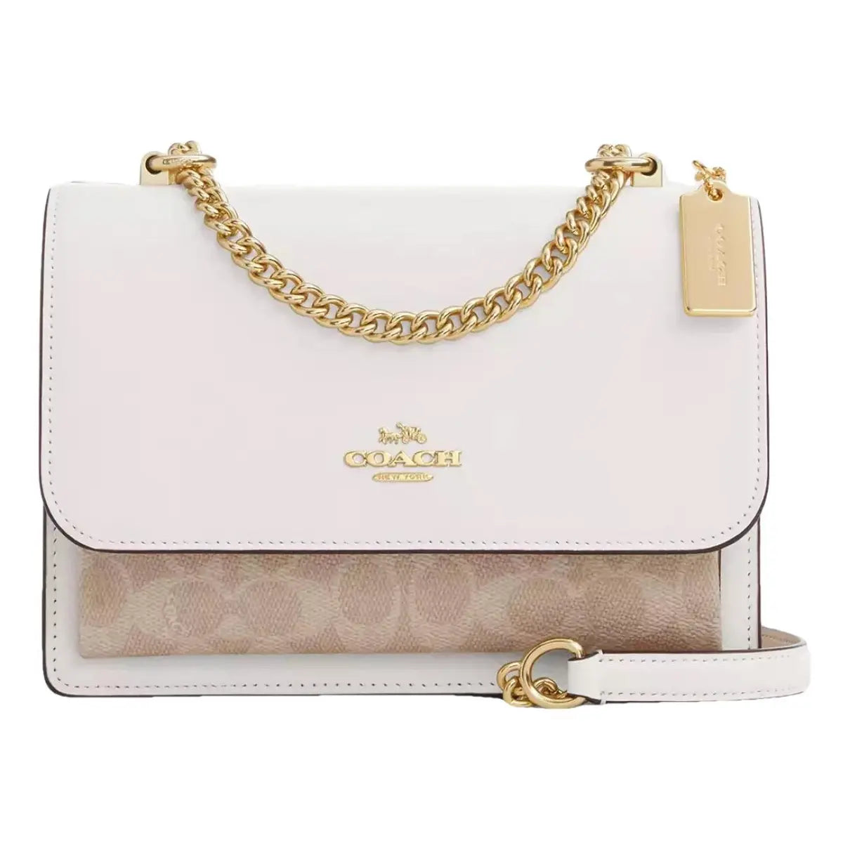 Coach Mini Klare Crossbody Signature Blanca/Crema