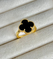 Anillo Van Cleef Alhambra Vintage Negro