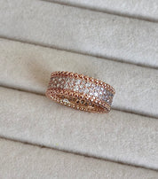 Anillo Van Cleff Pave Rose Gold