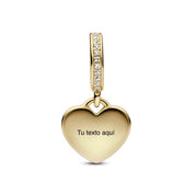 Charm colgante Corazón grabable