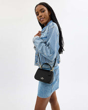 Coach con asa superior Lysa Negra