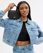 Coach con asa superior Lysa Negra