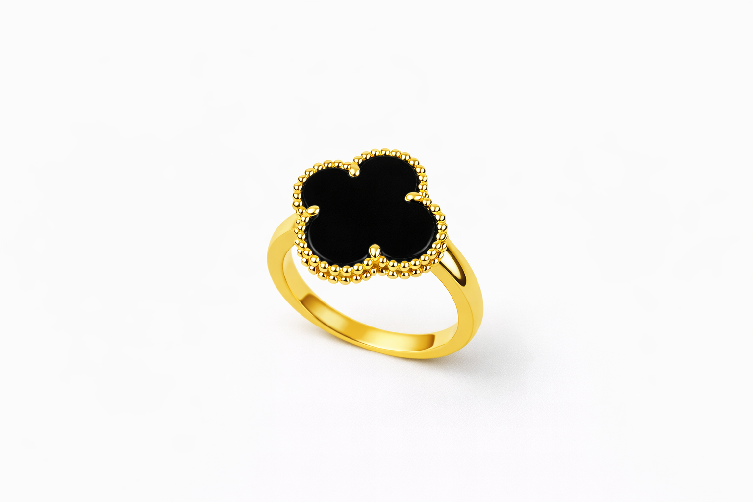 Anillo Van Cleef Alhambra Vintage Negro
