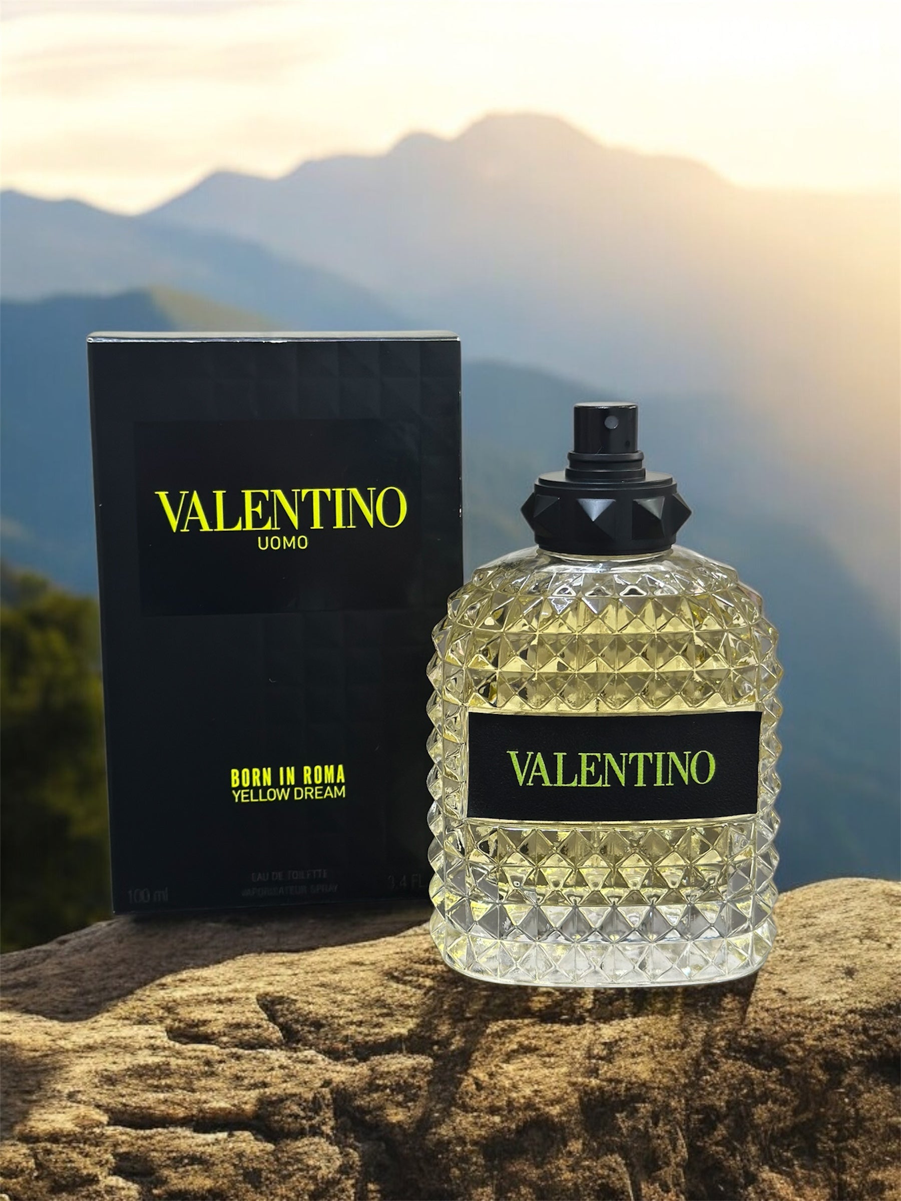 Valentino Uomo Amarillo 100ml Para Hombre