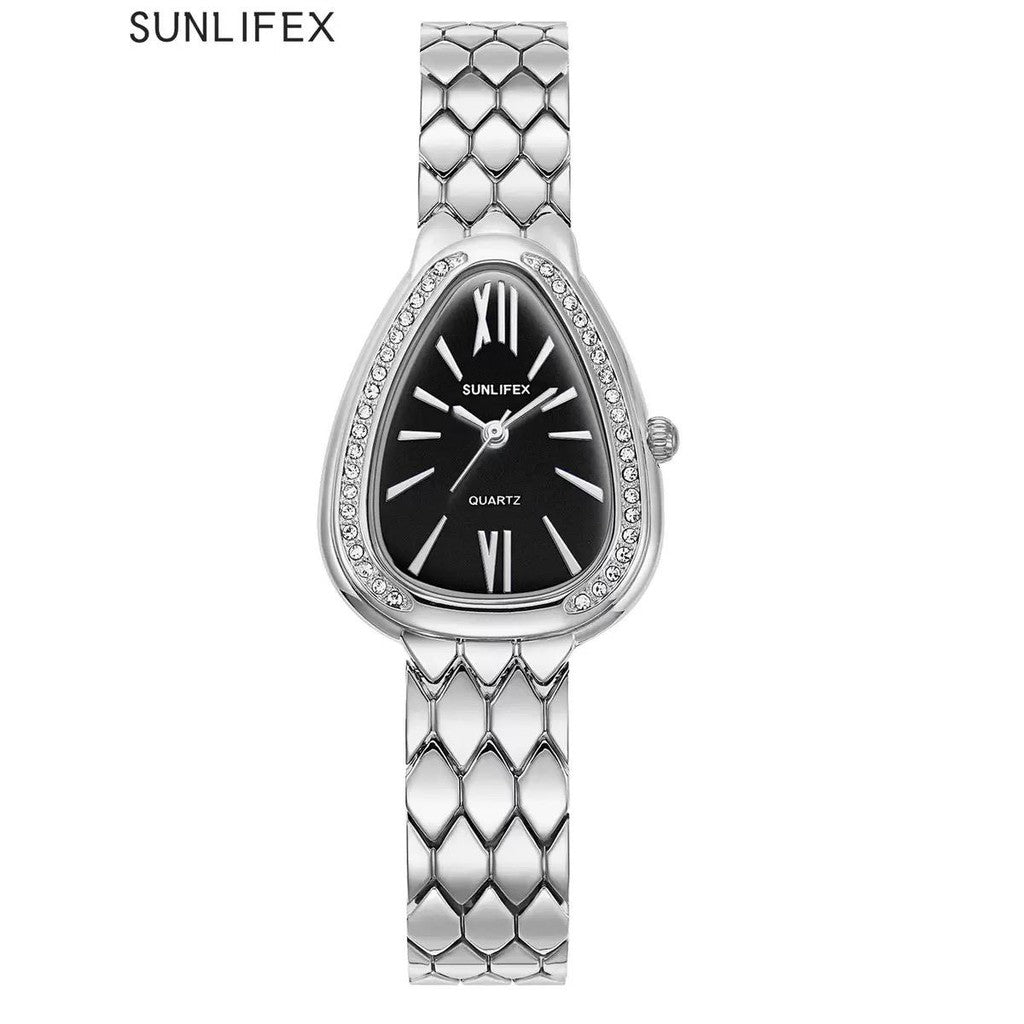 Reloj SUNLIFEX Tipo Bvlgari Negro