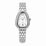 Reloj SUNLIFEX Tipo Bvlgari Plateado Completo