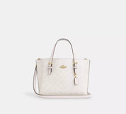 Coach Mollie Tote Bag 25 In Signature Canvas Blanca