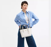 Coach Mollie Tote Bag 25 In Signature Canvas Blanca