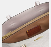Coach Mollie Tote Bag 25 In Signature Canvas Blanca