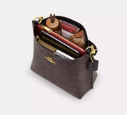 Coach Bucket Mollie Signature Marrón