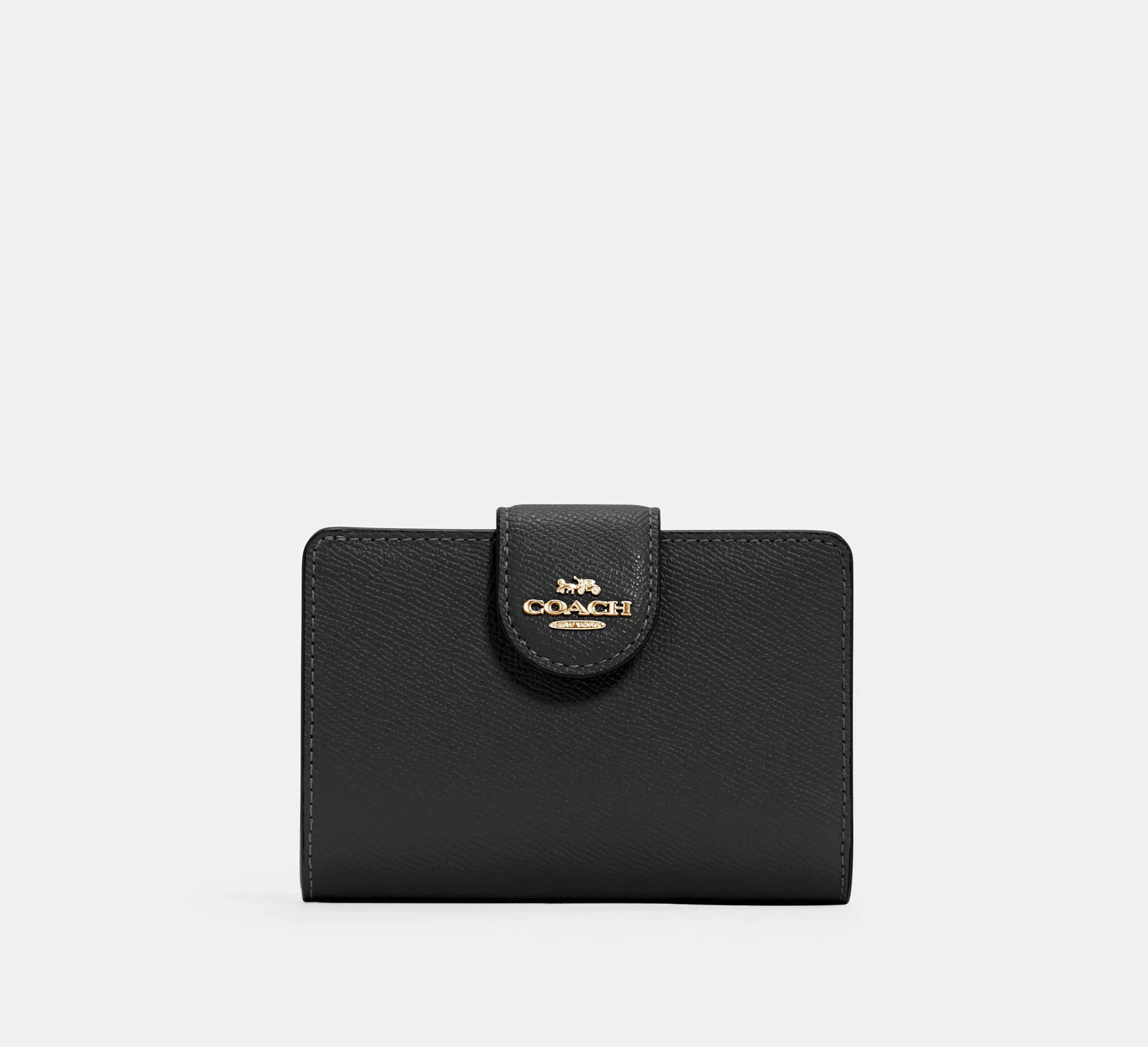 Coach Mila Small Flap Wallet Negra