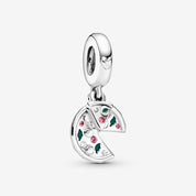 Charm colgante de amor de pizza