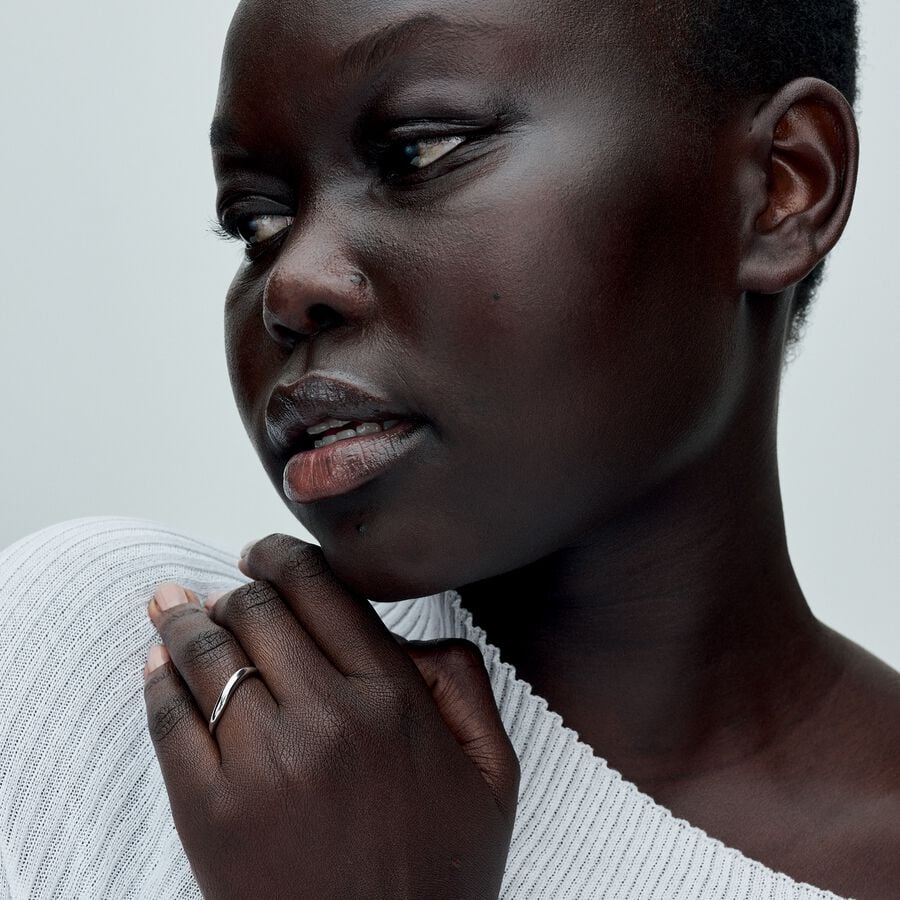 Anillo Banda Forma Orgánica