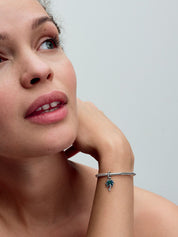 Charm Colgante Palmera Verde Opalescente