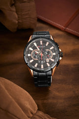 Reloj Curren Negro y Rose Gold 8363 Para Hombre