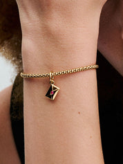 Charm Dorado Colgante Sobre de Carta de Amor