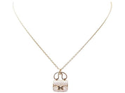 Collar Hermes Amullettes Constance Cubierto en Oro